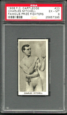 1938 F.C. Cartledge #23 Charles Mitchell PSA 6 Famous Prize Fighters Boxing