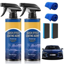 2PCS Car Coating Spray,Quick Effect Coating Agent for Car Coating Spray,Quick...
