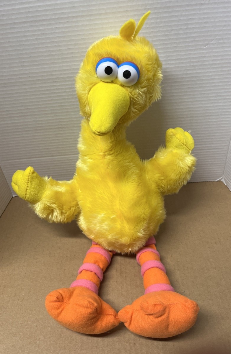 Vintage Sesame Street Big Bird Large 21 Inch Plush Stuffed Nanco
