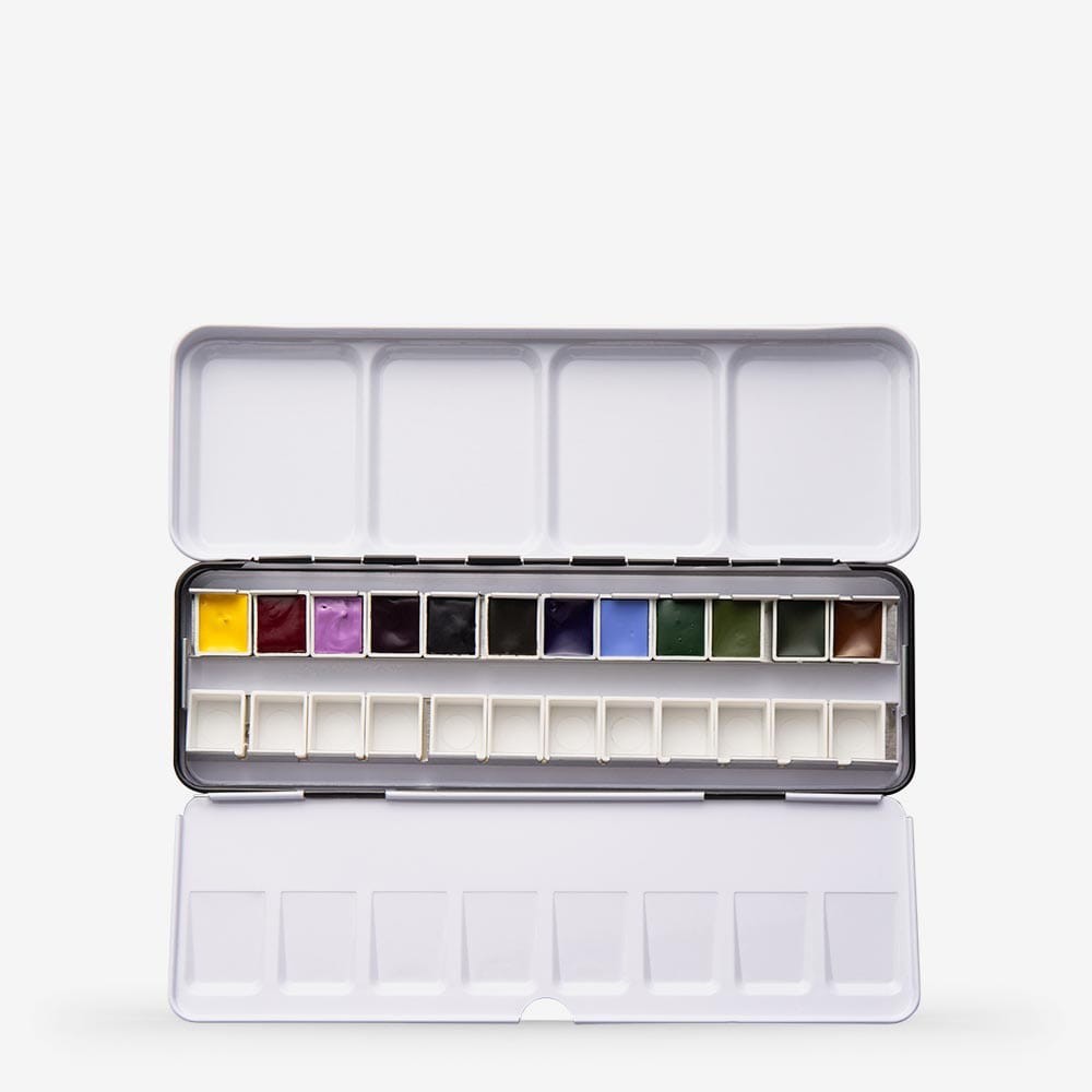 Daniel Smith Watercolor Half Pan Metal Box Set Inspirations 12 Colors