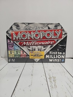 Monopoly Millionaire Board Game Hasbro Family Game Night - Brand New Sealed!