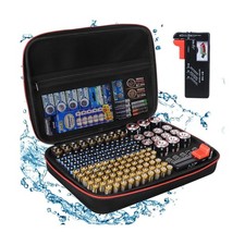 Battery Organizer Holder Storage Case with Tester,Waterproof Ca... FAST USA SHIP