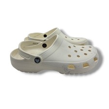 Crocs Classic Clog Mens 9 White Slip On STAINED 10001