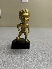 6 inch Bright Gold Male Basketball Bobble Head Resin