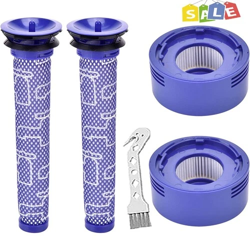 Replacement HEPA Motor Filter & Pre-filter For Dyson V7 V8 Absolute Animal+ SV10
