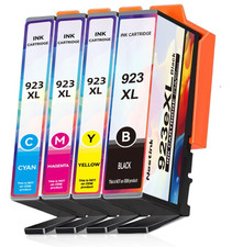 923e XL High Yield Ink Cartridges Combo Pack Replacement for HP BK/C/Y/M 4 pack