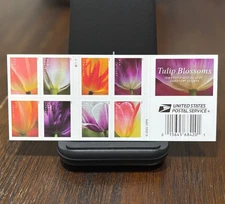 USPS Forever Stamps, Tulip Booklet of 20 Stamps, MNH, Face Value $15.60