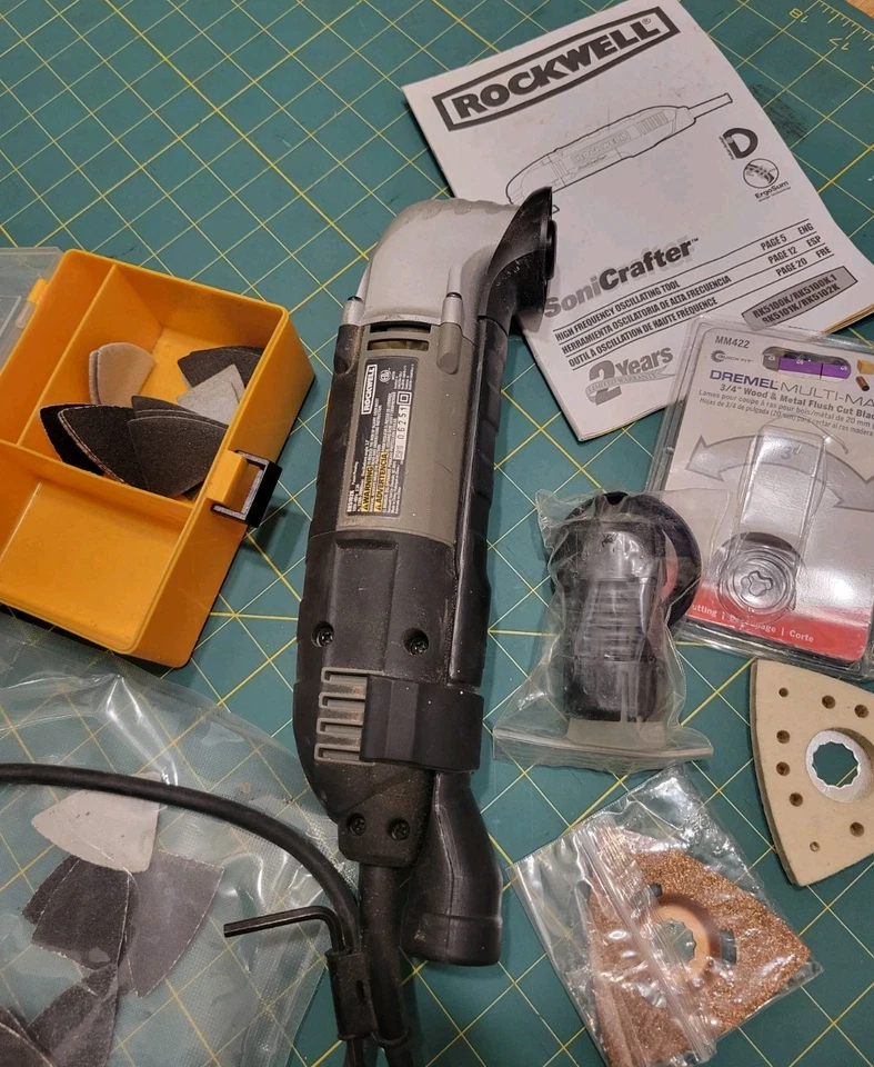 Rockwell  Sonicrafter  Oscillating Multi-Tool With Accessories  - Image 3 of 4
