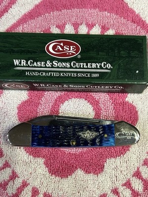 Case XX  1/100 Ocean Blue Gun Boat (6394) Knife