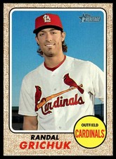 Randal Grichuk 2017 Topps Heritage #200 St. Louis Cardinals 25678 Baseball Card