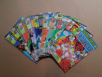 Marvel Comics Dazzler Mixed Lot Single Issues Vintage Bronze Age Superheroes