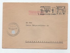 DDPN Dienstpost Reichskommissar Den Haag nach Ooststellingwerf Friesland 1943