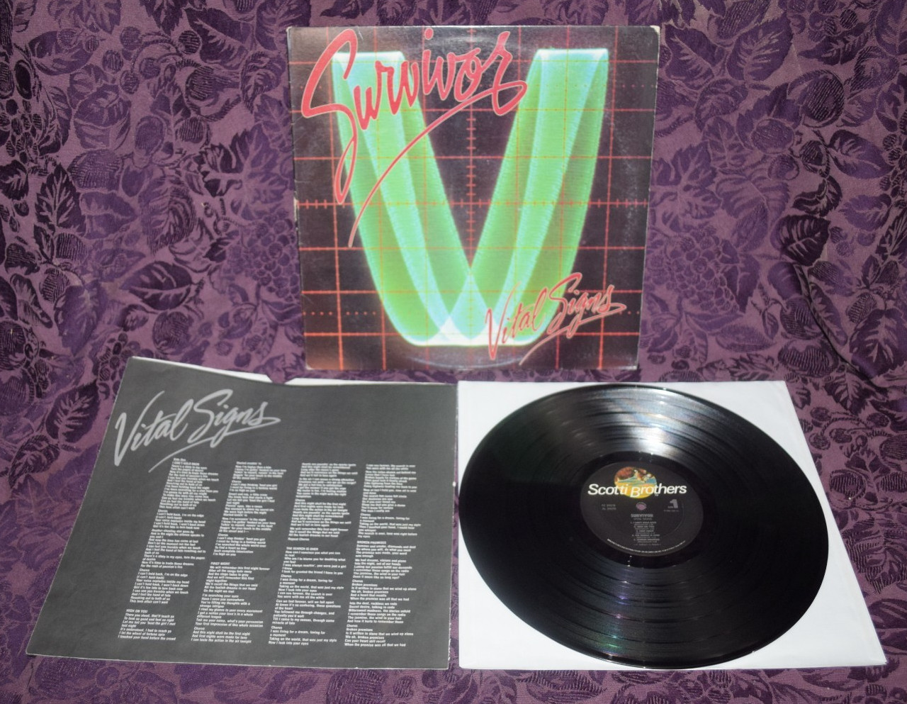Survivor  Vital Signs  1984 Scotti Bros. Records 1st Press FZ 39578 EX/VG+