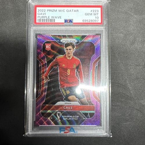Gavi [Purple Mojo] #223 2022 Panini Prizm World Cup card