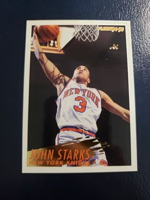 John Starks Front Gary Payton Back 1994 - 1995 Fleer Jam Session Cut Out