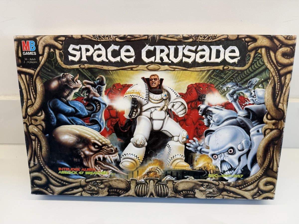 Advanced Space Crusade - Gioco Da Tavolo Games Workshop Warhammer 40k Del 1990 (Inglese, Completo)