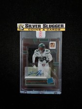 2022 Jermaine Johnson II Panini Clearly Donruss Auto Bronze Brown /75 RC NY Jets