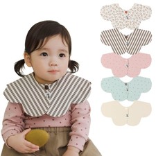 Baby Bib 5-Pack Soft and Absorbent Bandana for Drooling and Teething Newborn ...