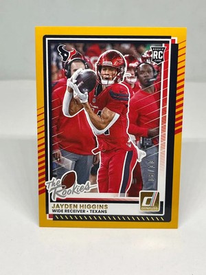 Jayden Higgins 2025 Donruss Rookies & Highlights Gold /10 #DRH-35