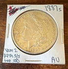 1887-S San Francisco Morgan Silver Dollar $1 VAM-2 AU