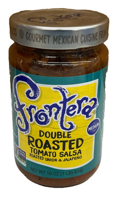 Frontera Medium Double Roasted Tomato Salsa with Roasted Onion & Jalapeno 16 oz