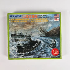 Vintage Skywave 1/700 WWII Landing Craft SW600 #8 US Navy LSM LCI Royal Navy LCT