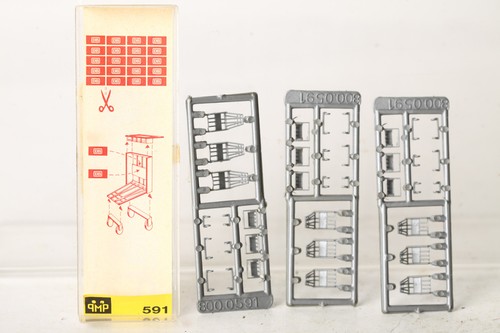 Preiser H0 591 Kit Carretilla Equipaje con EMBALAJE ORIGINAL (354160) | Condition: Gebraucht