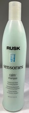 Rusk Sensories Calm Shampoo, Guarana  Ginger Nourishing Shampoo, 13.5 oz.