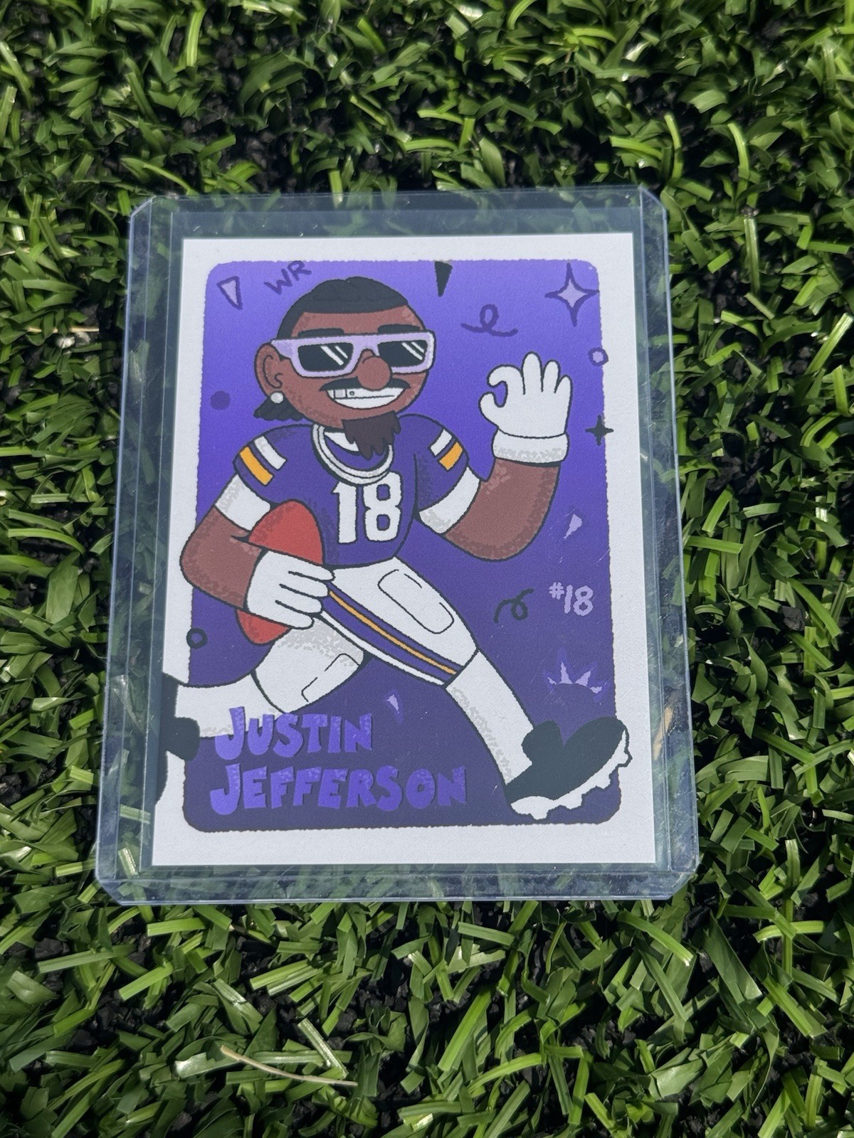 Justin Jefferson Minnesota Vikings 2026 Training Camp Exclusive Card