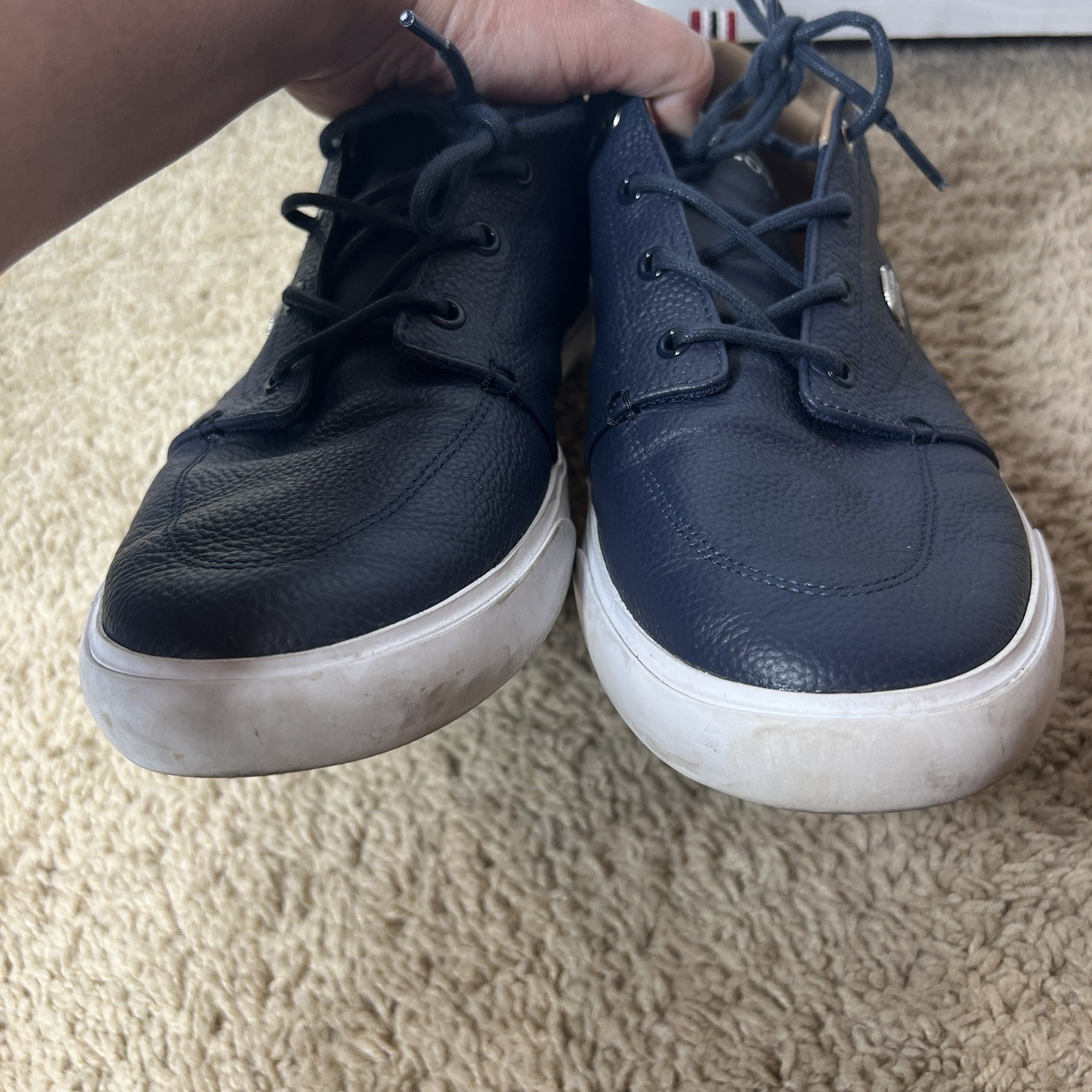 Lacoste Bayliss 119 1 U Sneakers Black Lace-Up Preppy Nautical Leather Uppers 10 thumbnail 4