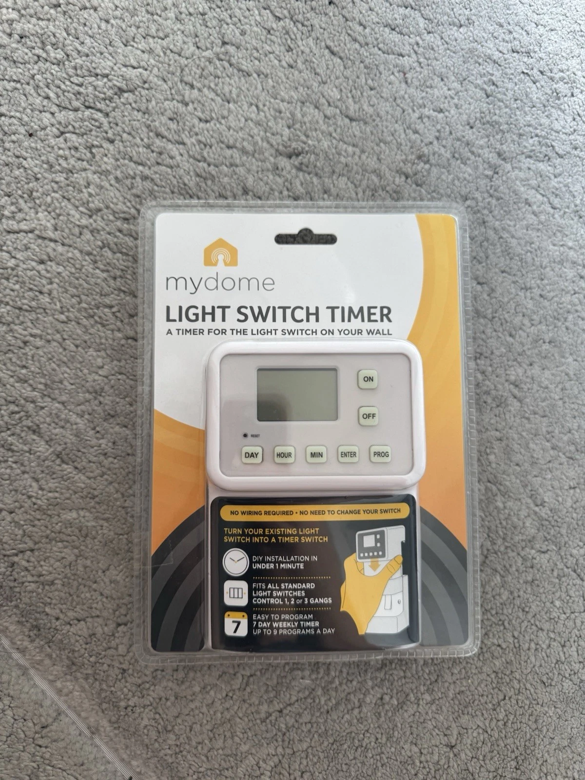 Mydome light switch timer