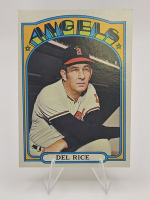 #ad 1972 Topps High # Del Rice #718 Clean And Crisp EX MB $7.49