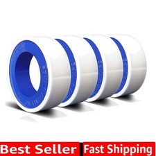 Professional Grade PTFE Tape, 4 Rolls 1/2 Inch for Unmatched Leak Protection