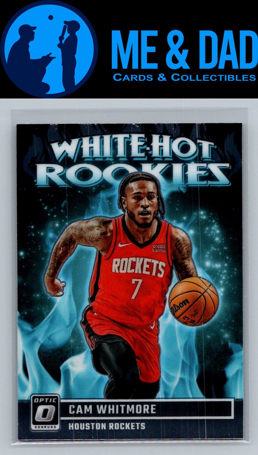 2023-24 Panini Donruss Optic #5 White Hot Rookies Cam Whitmore