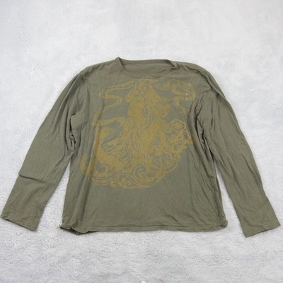 Dries Van Noten Pullover Herren Gr. L Sweater Shirt Artwork Heraldik Designer