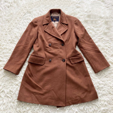 Vintage Burberrys Cashmere Blend Double-Button Coat CM/Size38/VG LTD From JP