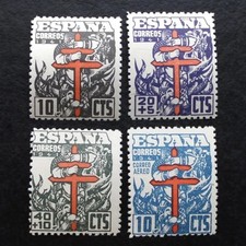 ESPAÑA 1941. EDIFIL 948/51** MNH. SERIE COMPLETA "PRO TUBERCULOSOS".