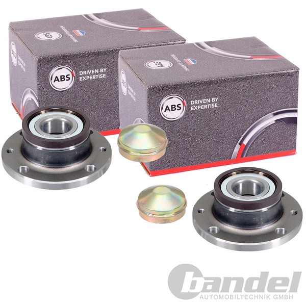 2X A.B.S. Radlager/Radnabe Mit ABS-RING Hinten Passend FüR Fiat Stilo | 200975-image