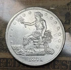 1874 P Trade Dollar $ AU Details Strong Strike Coin
