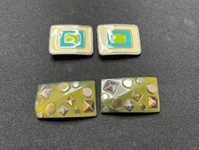 Lindsay Phillips Interchangeable SNAPS - Lot of 2 - Green Flip Flops