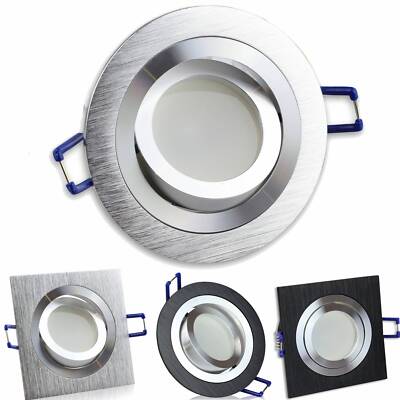 6x LED Einbaustrahler Set super flach 3W 5W 6,5W 230V Spot Licht