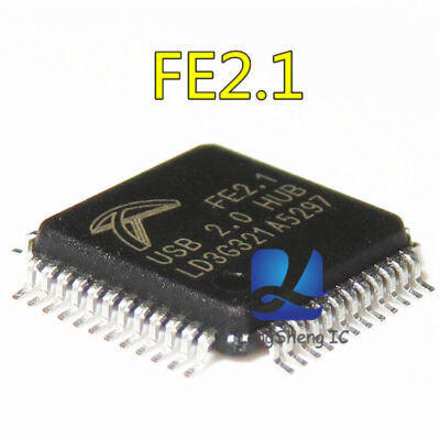 5PCS FE2.1 LQFP-48 USB2.0 high speed seven port hub controller NEW #A6-9