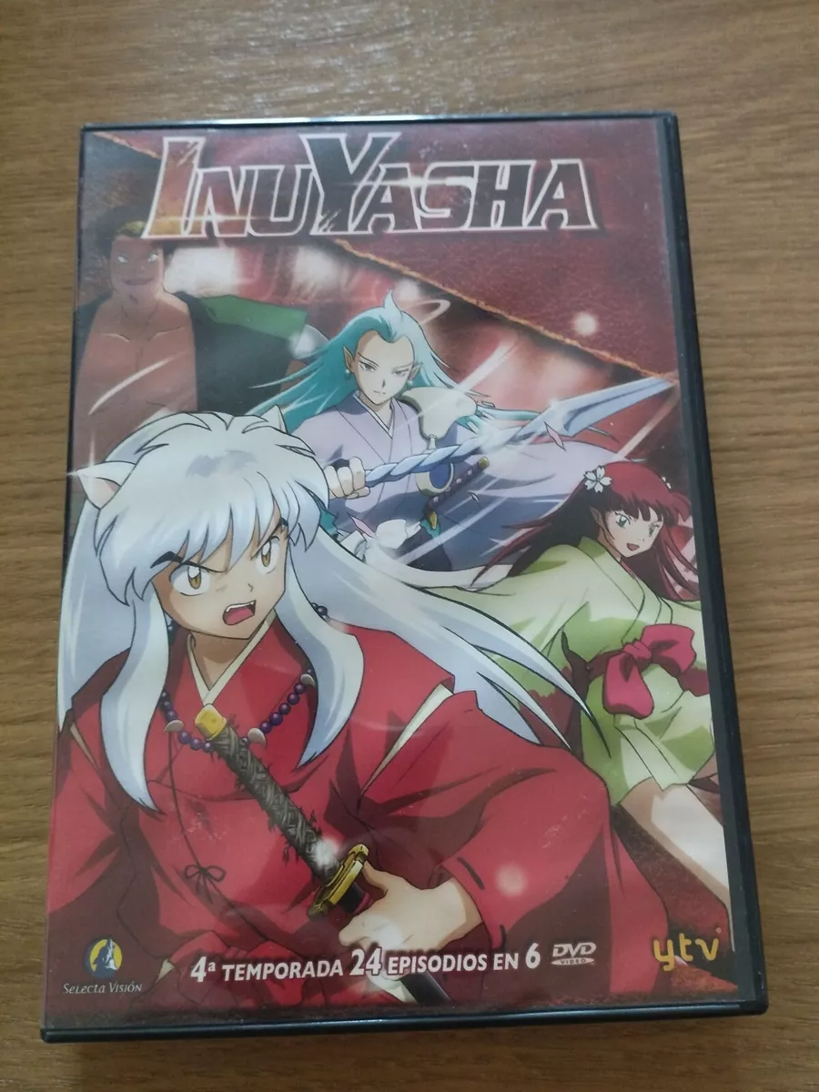 Inuyasha Fourth Season Series Anime Manga Volume 19-24 - 6 X DVD