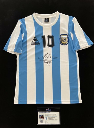 Diego Maradona Signed Autographed 