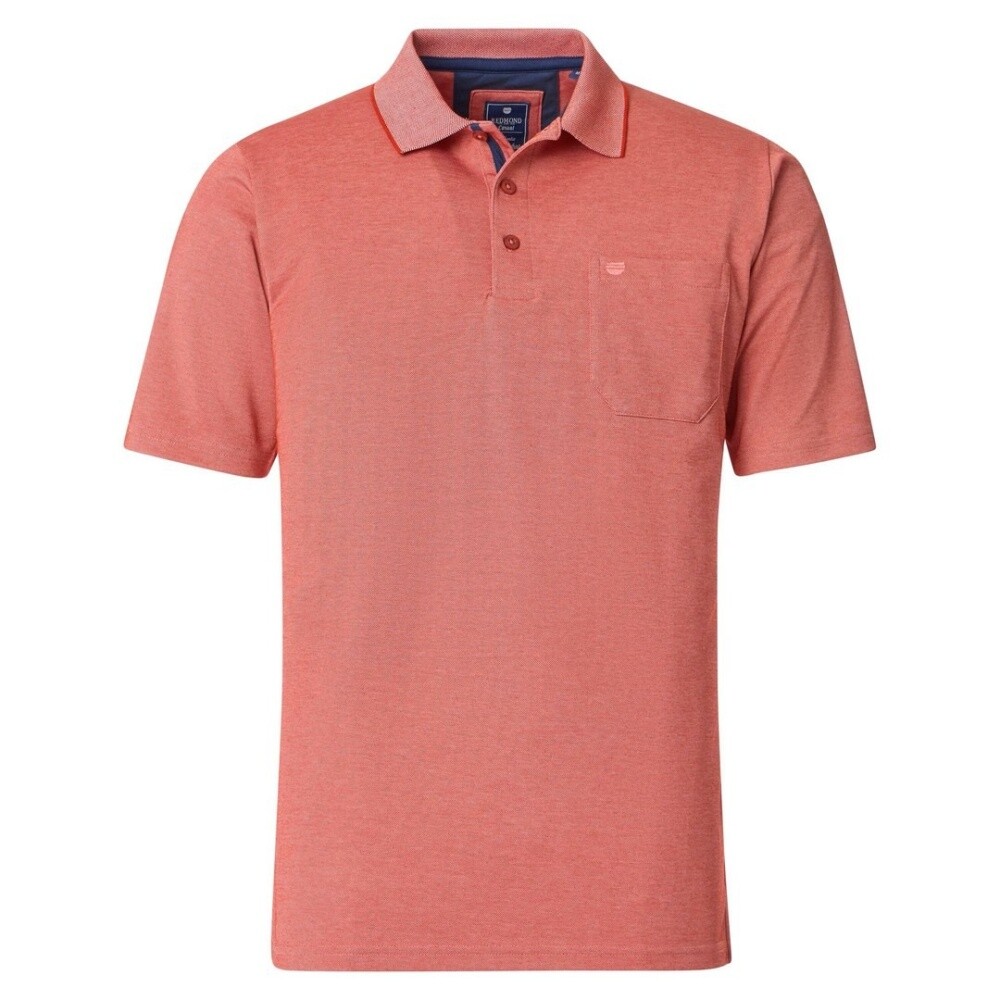 Redmond Men's short Sleeve Polo Shirt Regular Fit Red 912 56 - Main Image