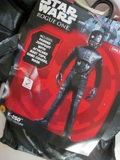 Child STAR WARS ROGUE ONE K-2SO Costume S 4-6 NEW Pad Jumpsuit Handcovers Mask