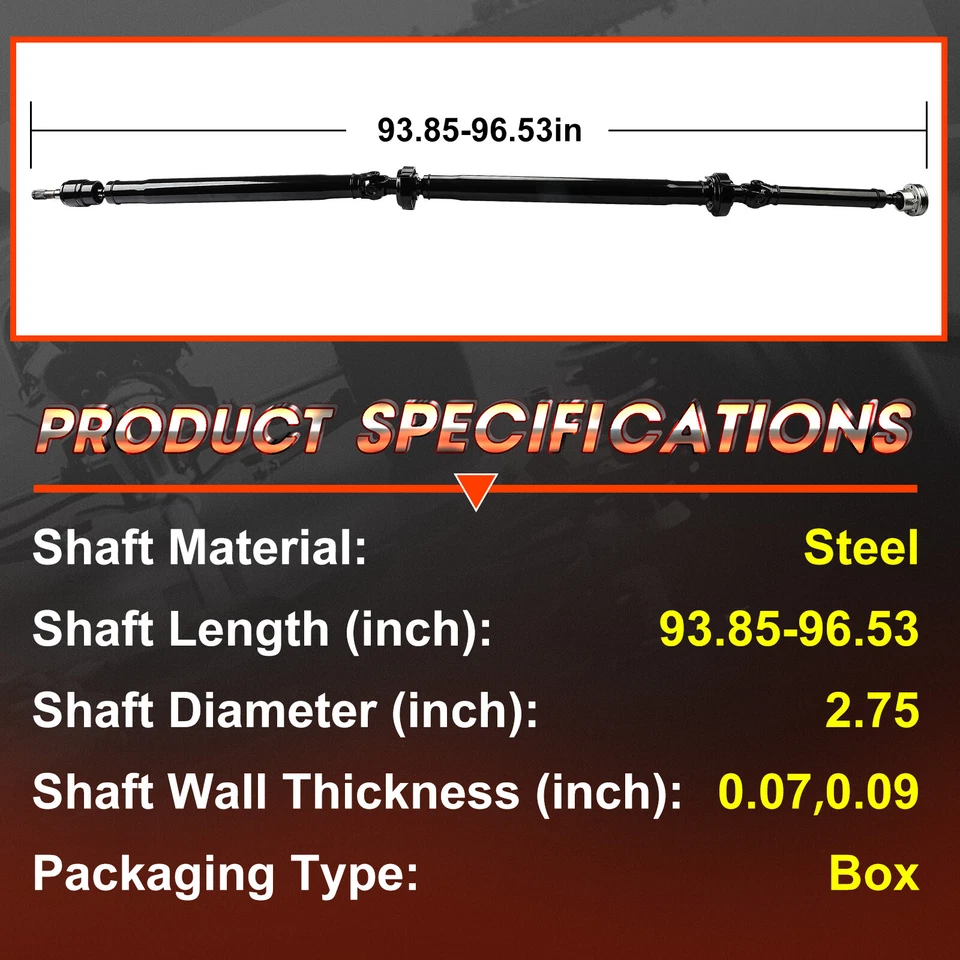 Rear Driveshaft Prop Shift Assembly for Cadillac SRX 2010-2016 AWD 22885388 New - Image 4 of 4