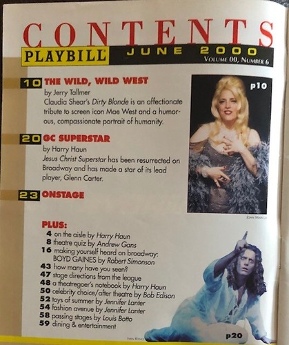 Broadway, Off Broadway & Try-Out Playbill - Picture 480 of 728