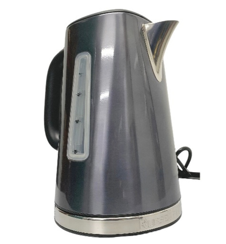 Russell Hobbs Luna Quiet Boil Electric Kettle St Steel 3KW Grey 23211 