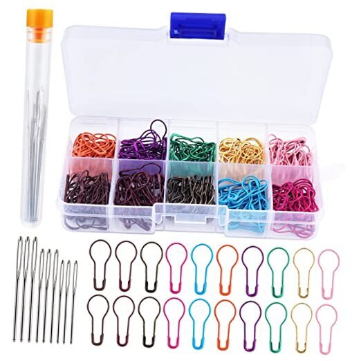 300-Piece Metal Stitch Markers for Crochet and Knitting - M-300 Set-image